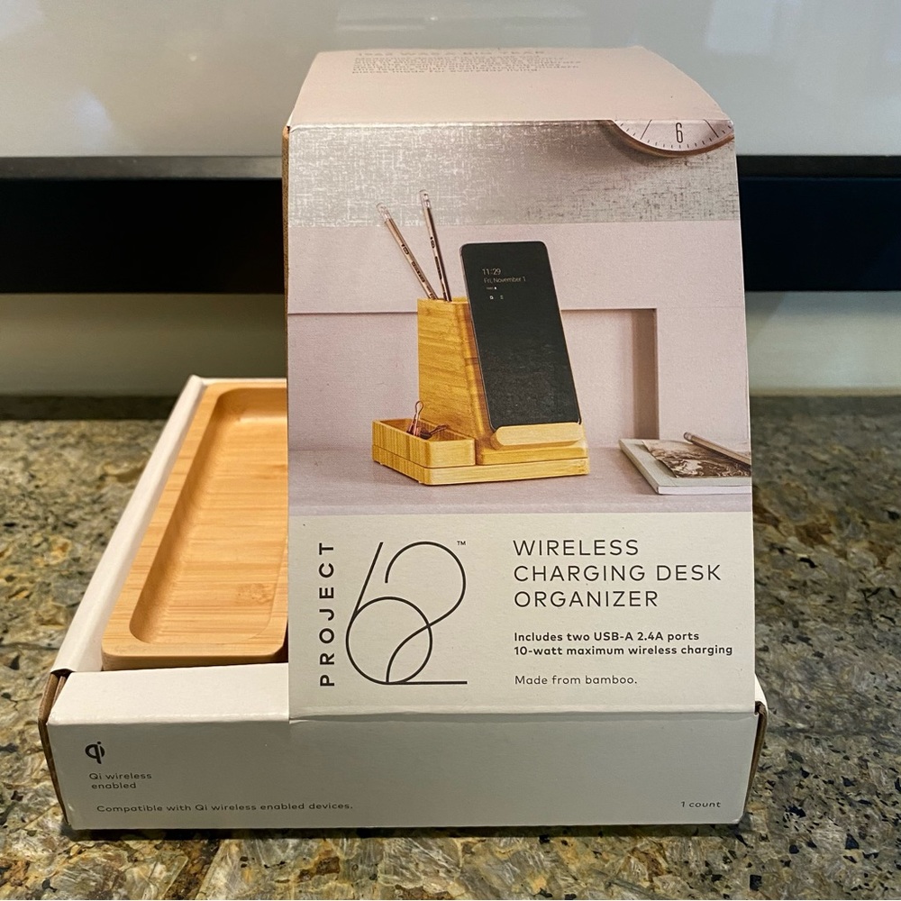 Project 62 Wireless Charging Desk Organizer from Target